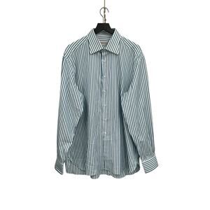 Stefano Ricci Dress Shirt Striped Cotton Made In Italy Size 44 / 17 1/2